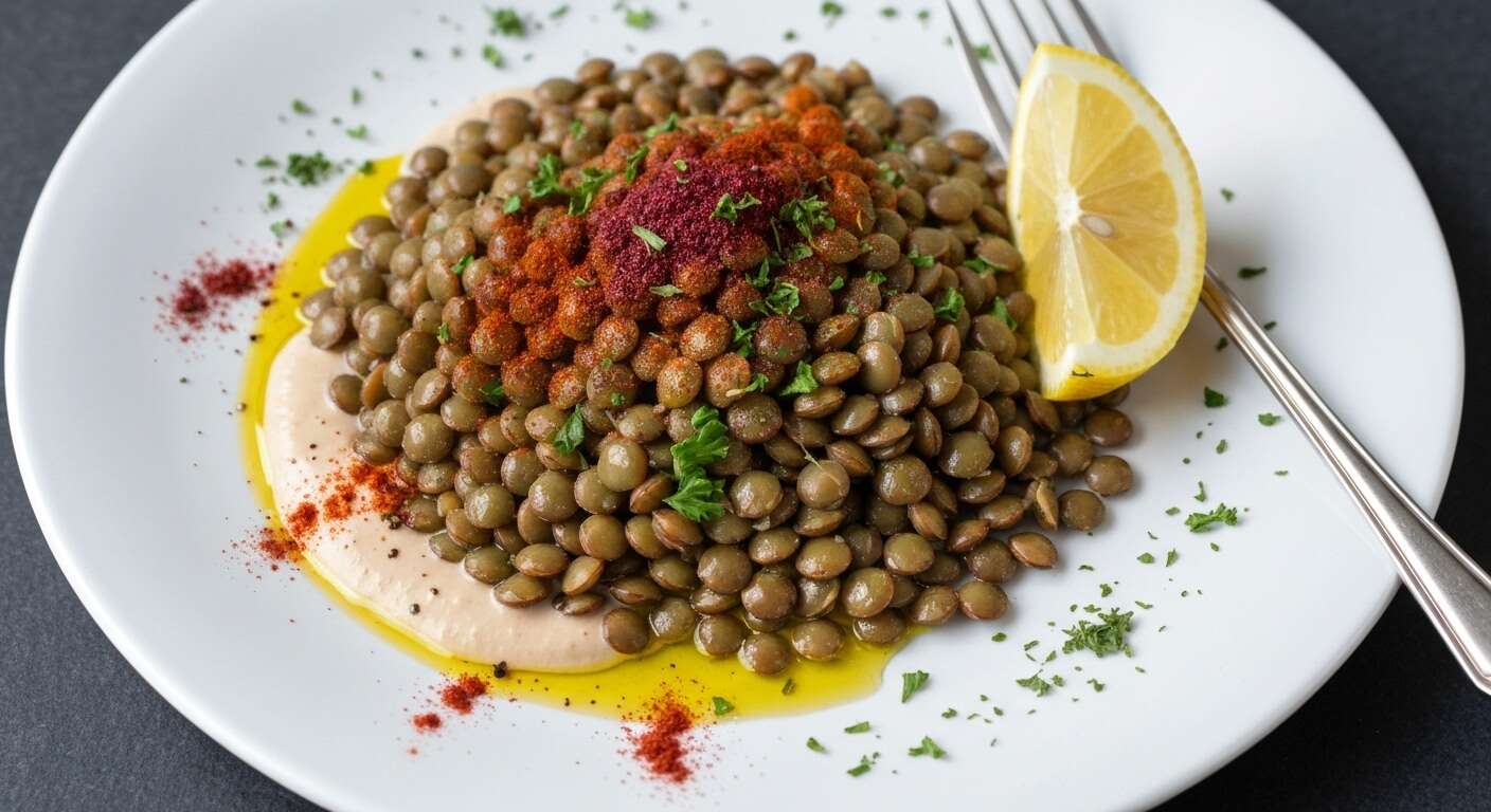 Lentilles au tahine et citron : recette simple et savoureuse