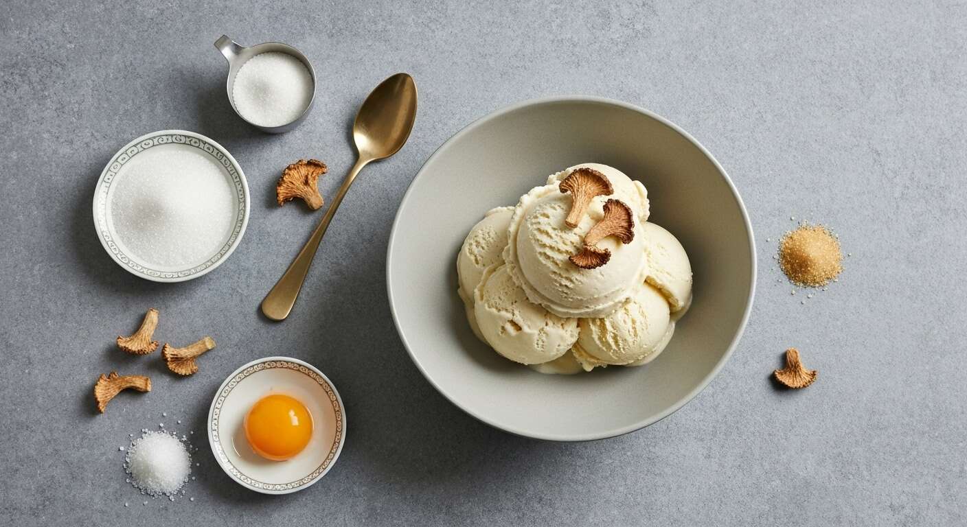 Recette de glace aux cèpes facile et rapide