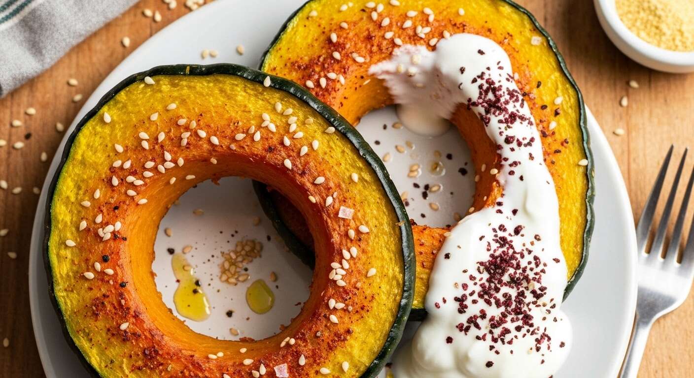 Potimarron rôti au yaourt : recette simple et savoureuse