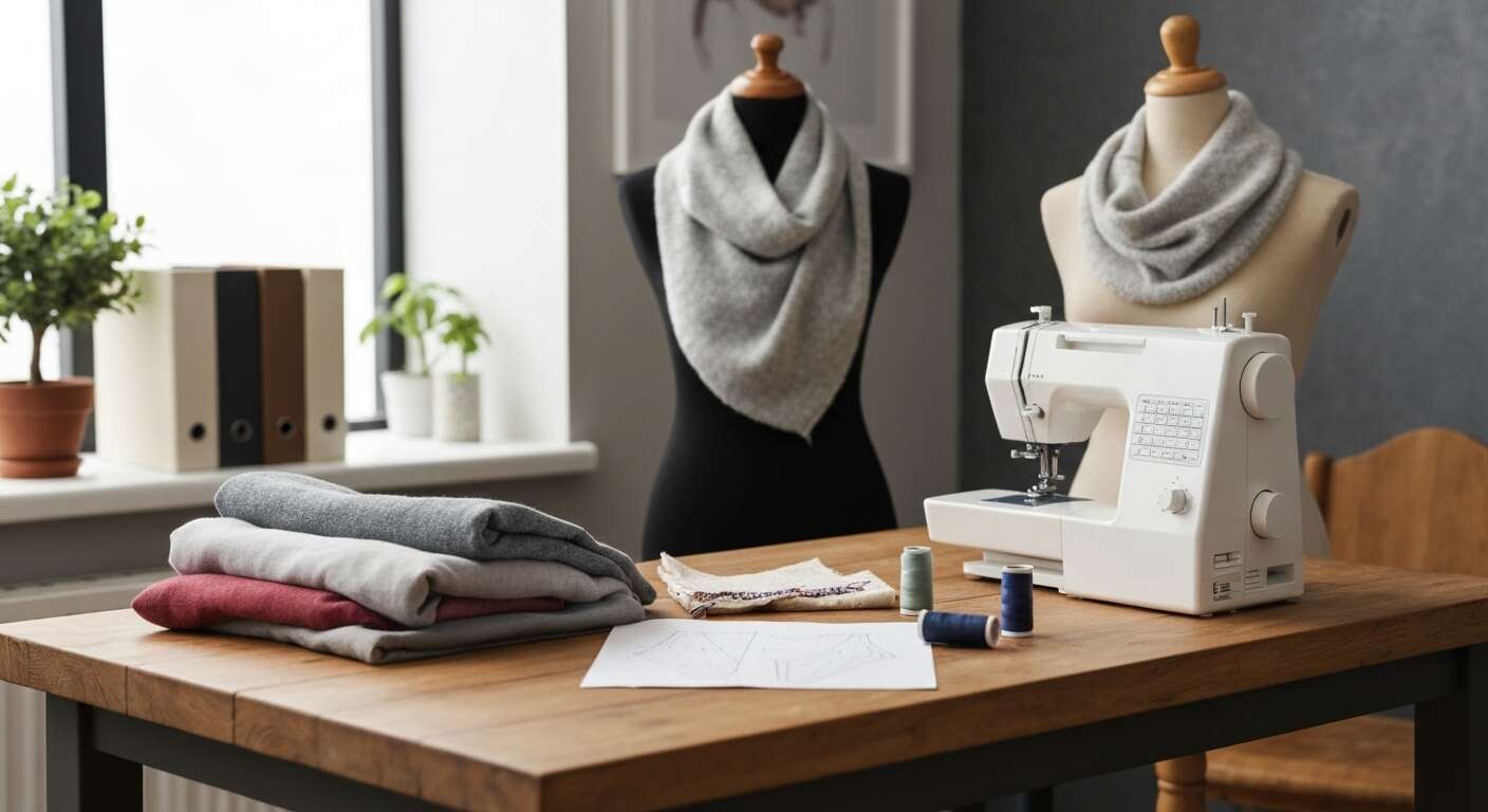Coudre un Snood Facile : guide pour 3 Tailles