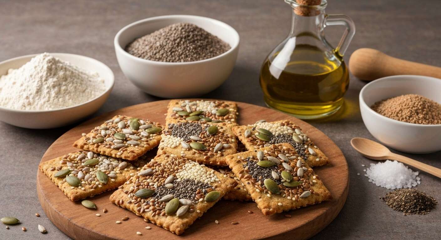 Crackers Maison aux Graines : recette Simple