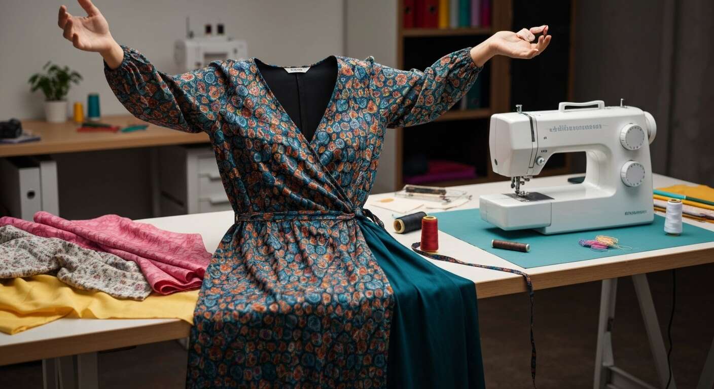 Projet couture : comment réussir sa robe portefeuille ?