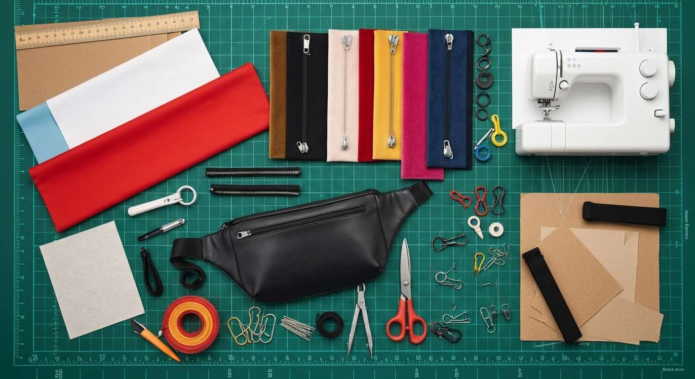 Coudre un sac banane multipoche : tutoriel avec patron gratuit