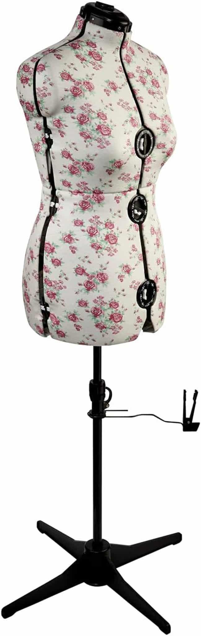 Avis : mannequin couture réglable motif à bourgeon de rose (M)