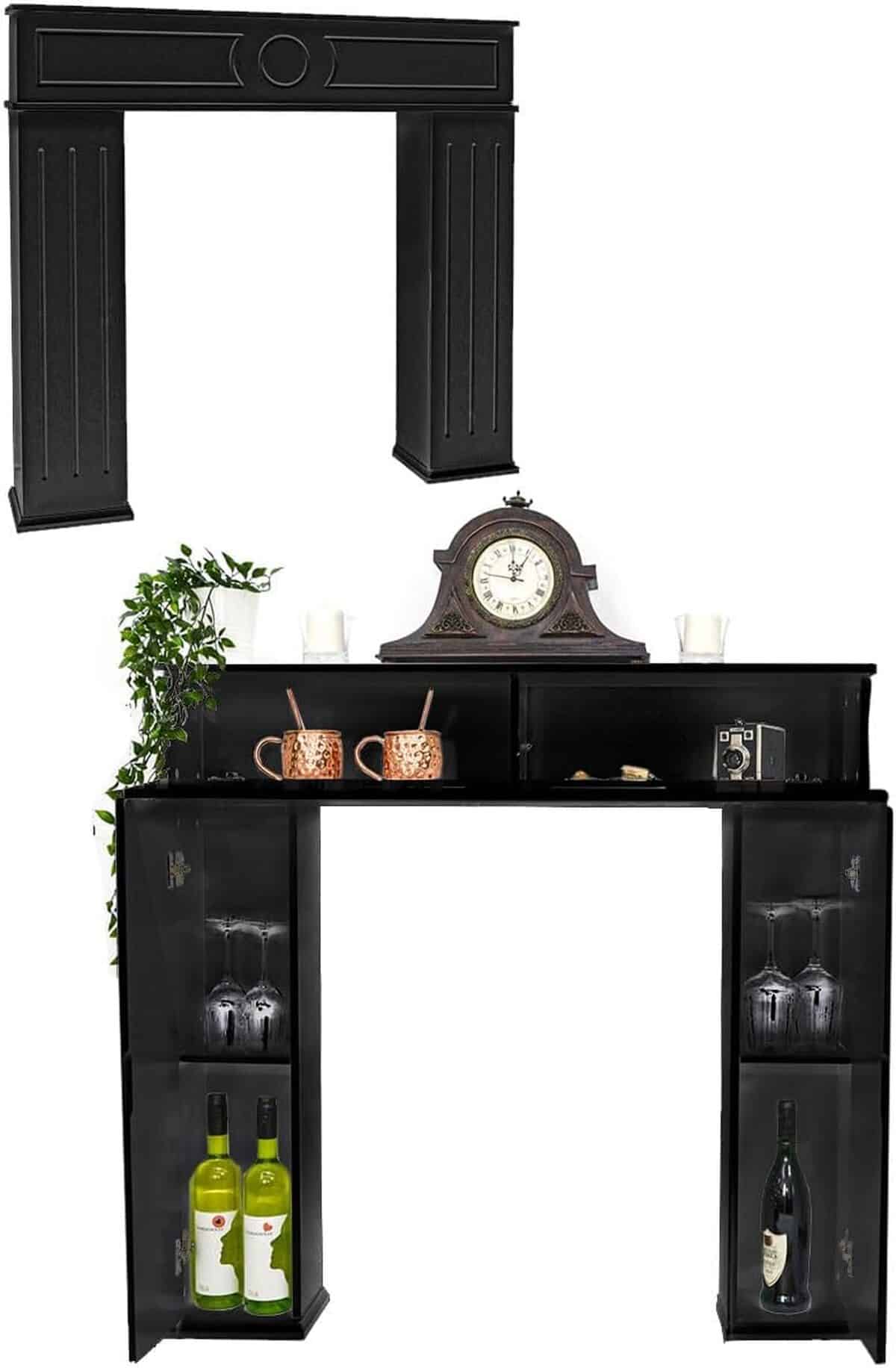 Avis sur le manteau de cheminée DuneDesign 107x100 décoratif et pratique