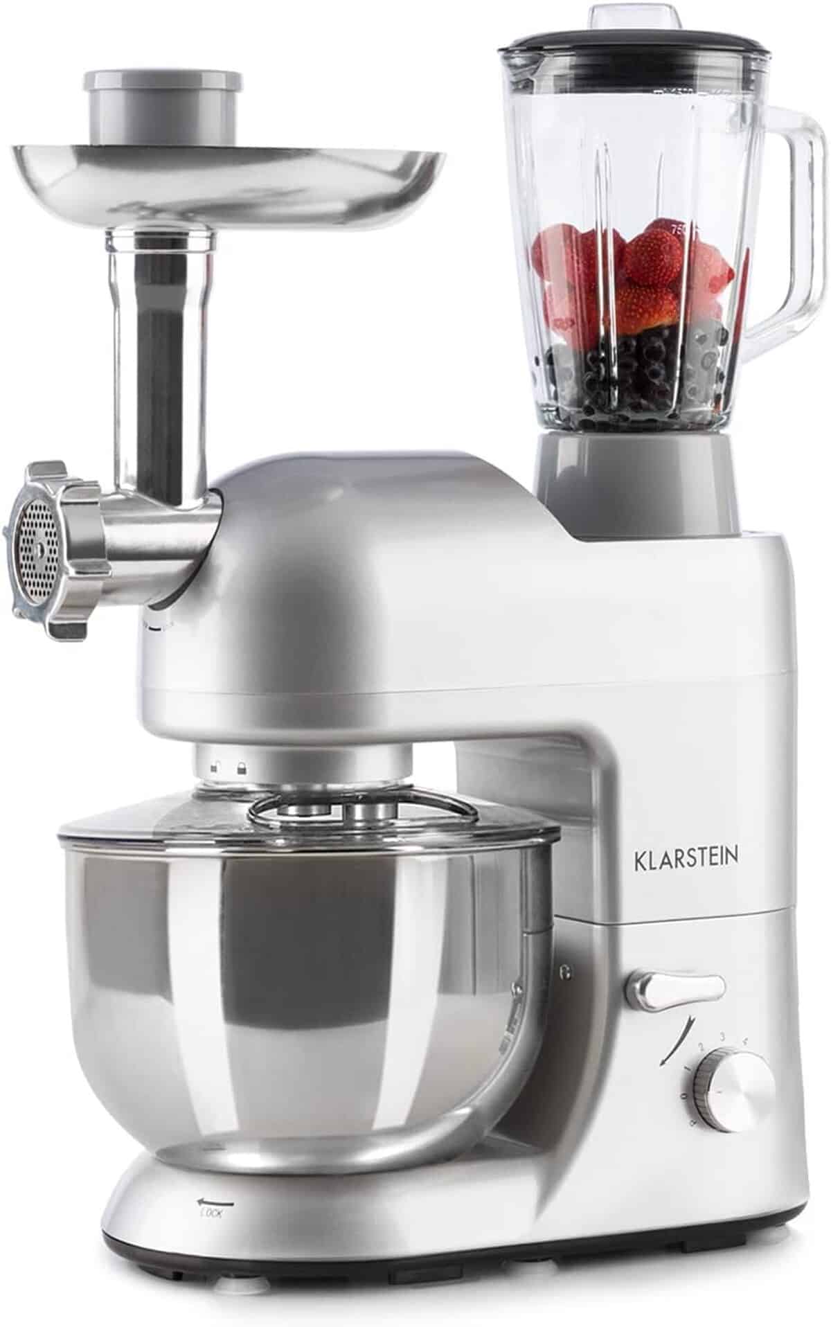 Test du robot pâtissier Klarstein 1800W : polyvalence et puissance en cuisine