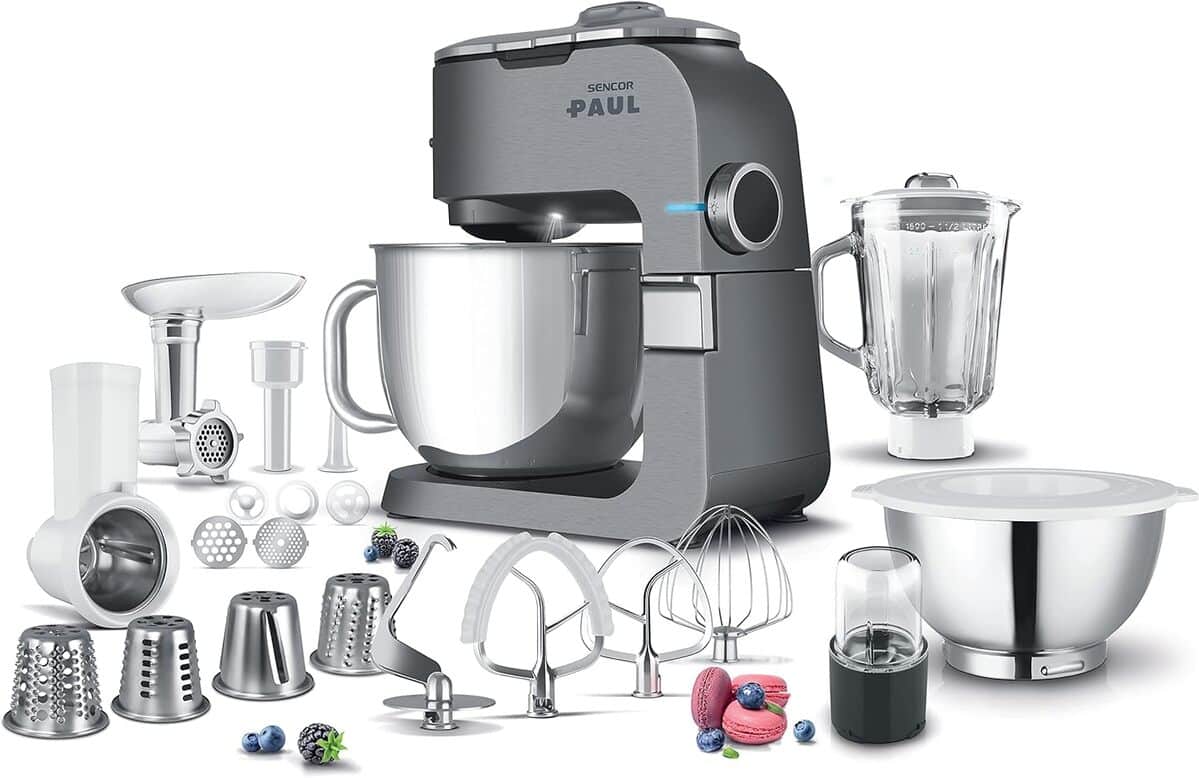 Test du robot pâtissier Sencor Premium 1500W : efficacité multifonction