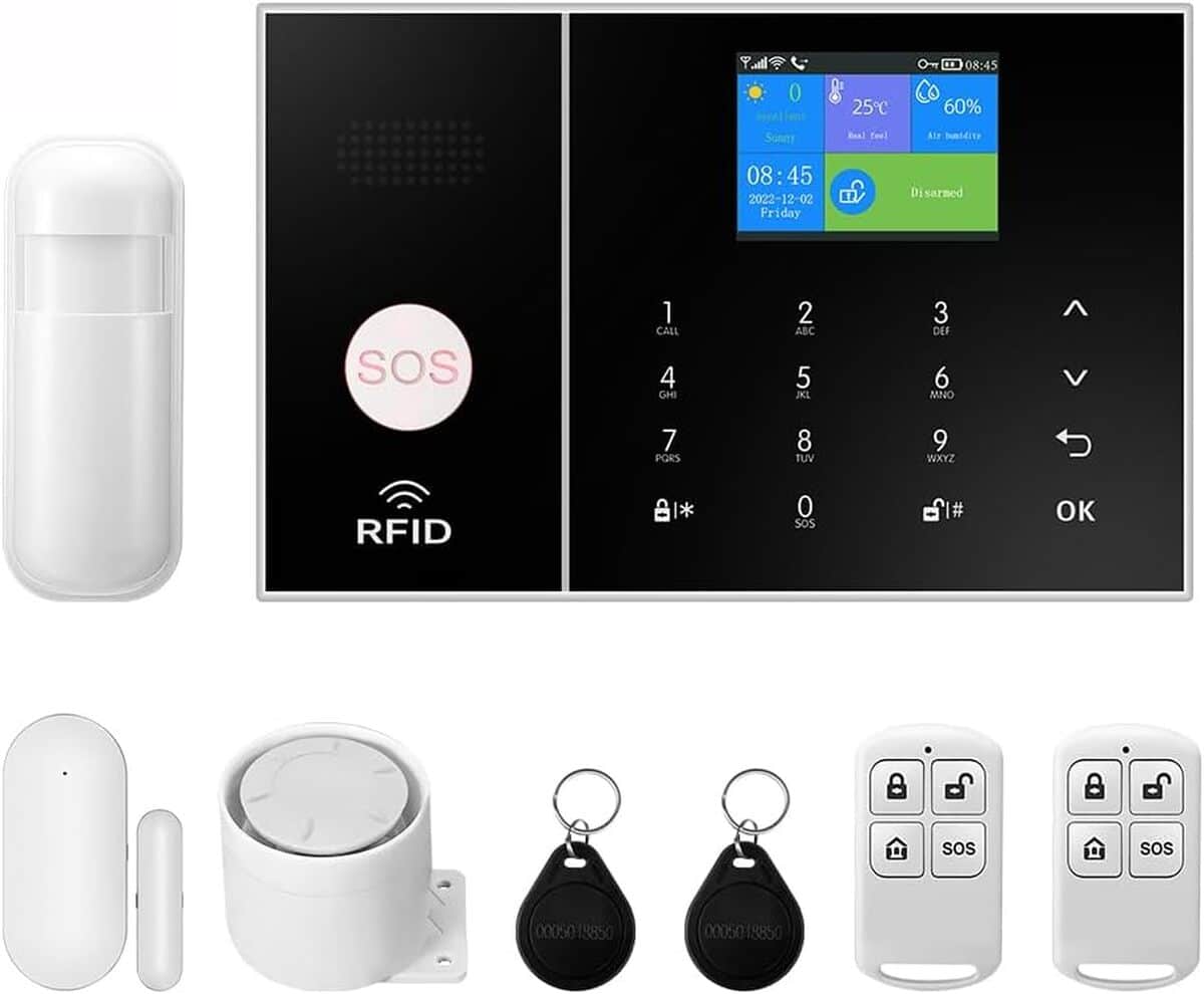 Test du système d'alarme sans fil YBJ : sécurité WiFi à domicile