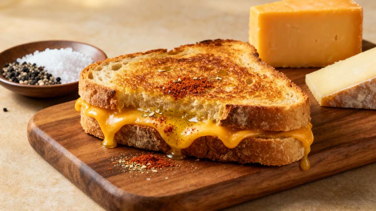 Recette facile de sandwich au fromage grillé savoureux