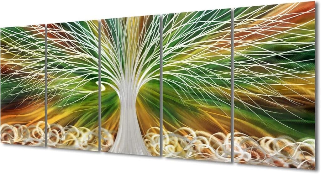 Avis : art mural arbre de vie Yihui Arts en métal 3D
