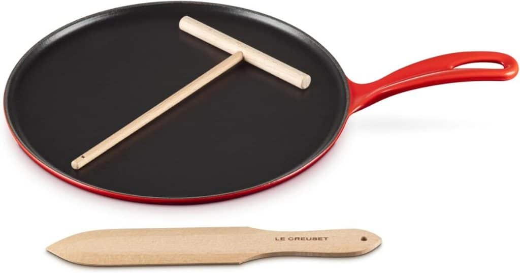Test : crêpière en fonte Le Creuset 27 cm - efficacité et style