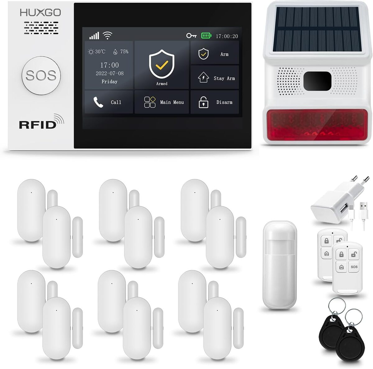 Test de l'alarme Huxgo HXA007 : sécurité sans fil avec technologies avancées