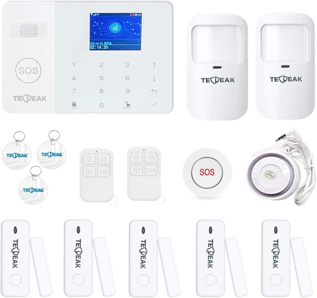 Test du kit d'alarme TECPEAK : efficacité et sécurité sans fil