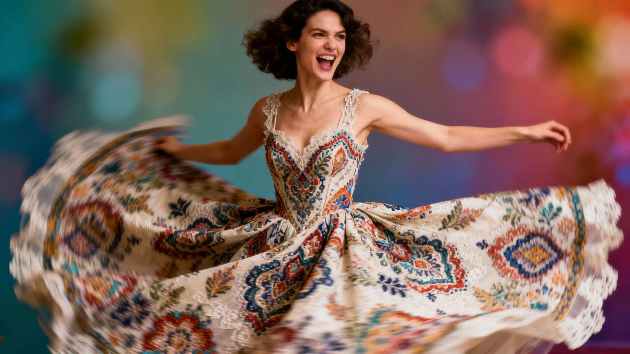 Robe Toupie : le projet couture le plus long de Louise