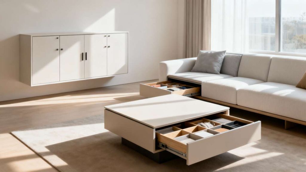 Rangement invisible : solutions pour un intérieur épuré