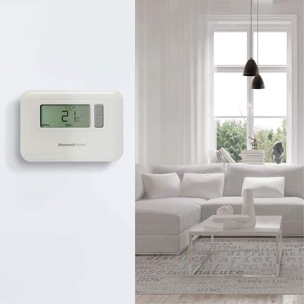 Honeywell Home Y3C710RFEU Thermostat programmable sur 7 Jours sans Fil T3R, Blanc, 136 x 98 x 62 mm