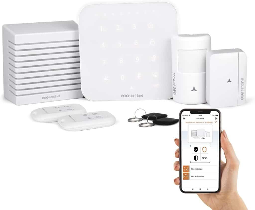 Test alarme connectée KitAlarm Wi-Fi/GSM - SCS Sentinel