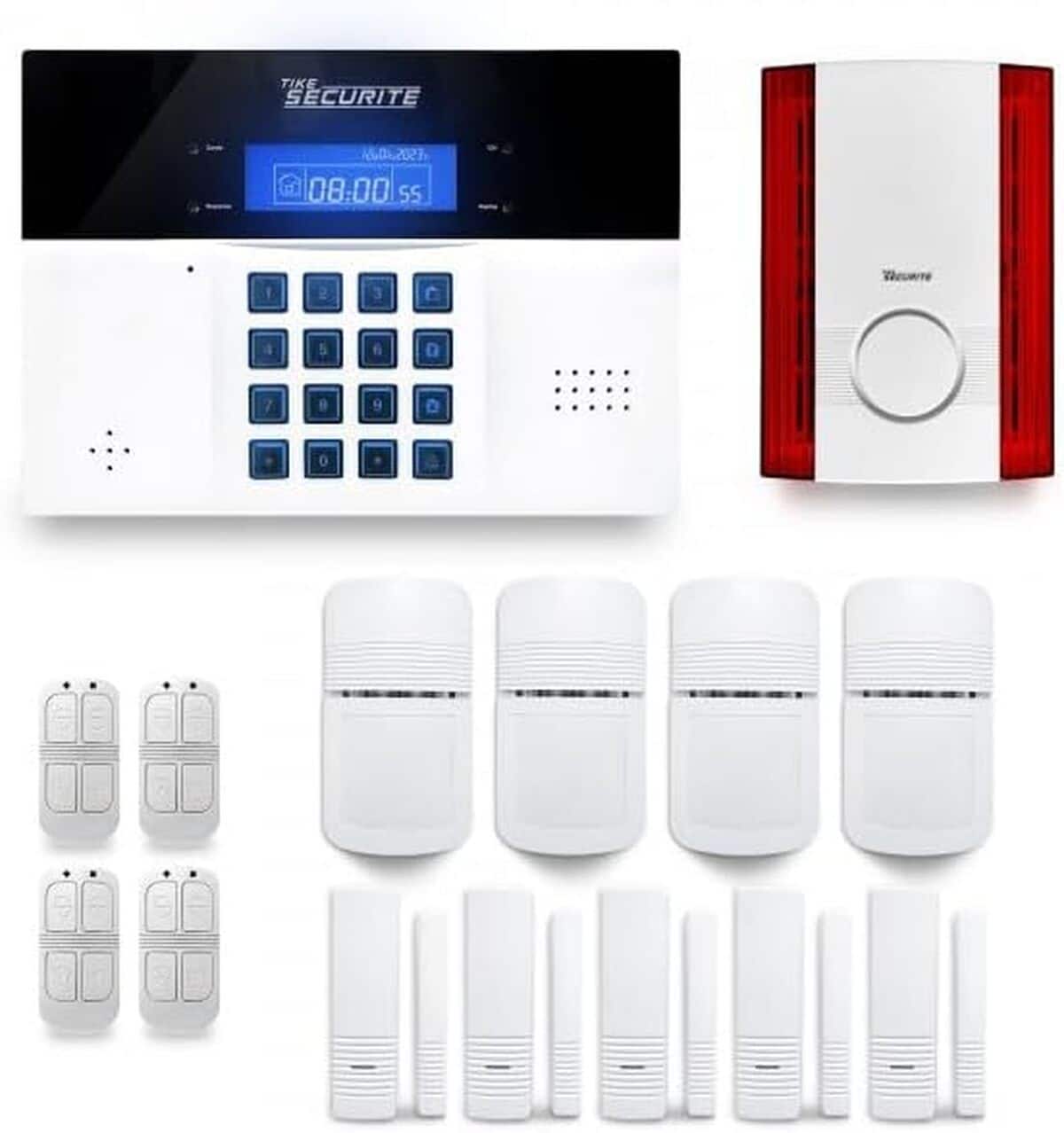 Test alarme sans fil DNBi pour maison 4-5 pièces