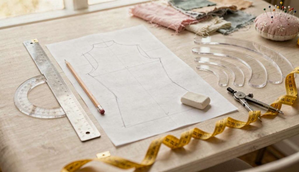 Guide pratique : créer un patron de corsage féminin