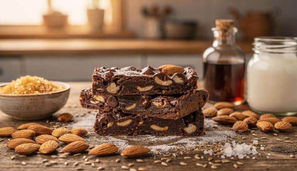 Recette de barres chocolat-amandes faciles et rapides