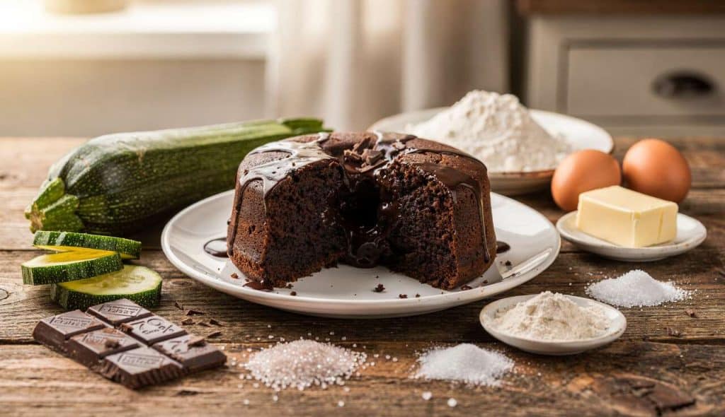 Recette fondant chocolat-courgette : simple et délicieux