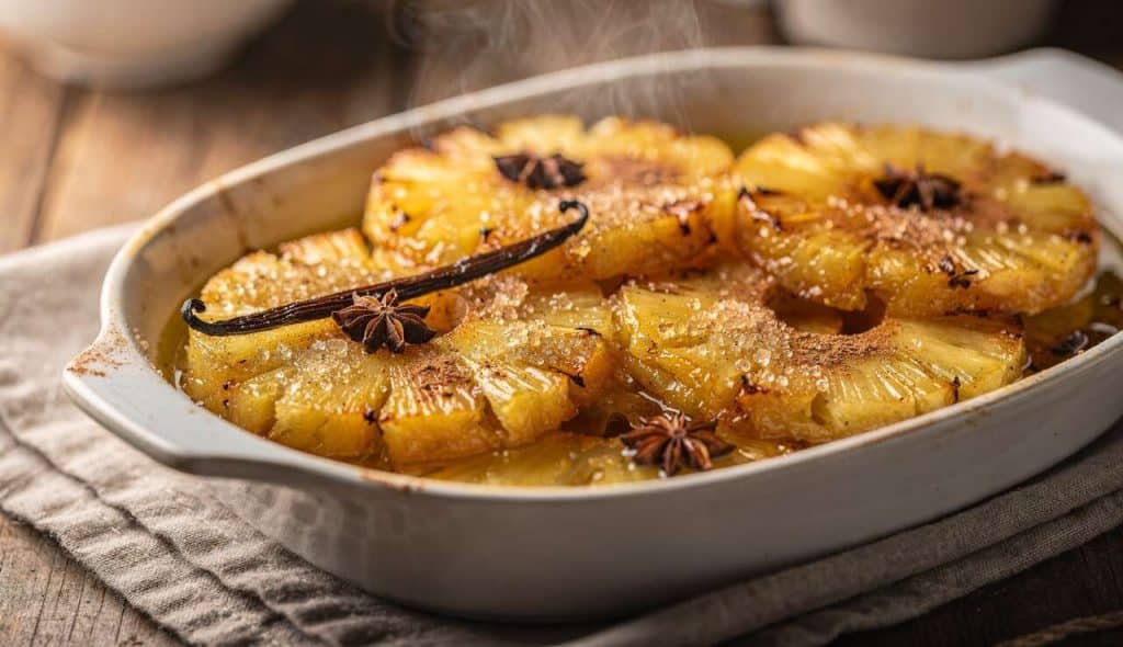 Ananas rôti au four : recette facile et savoureuse