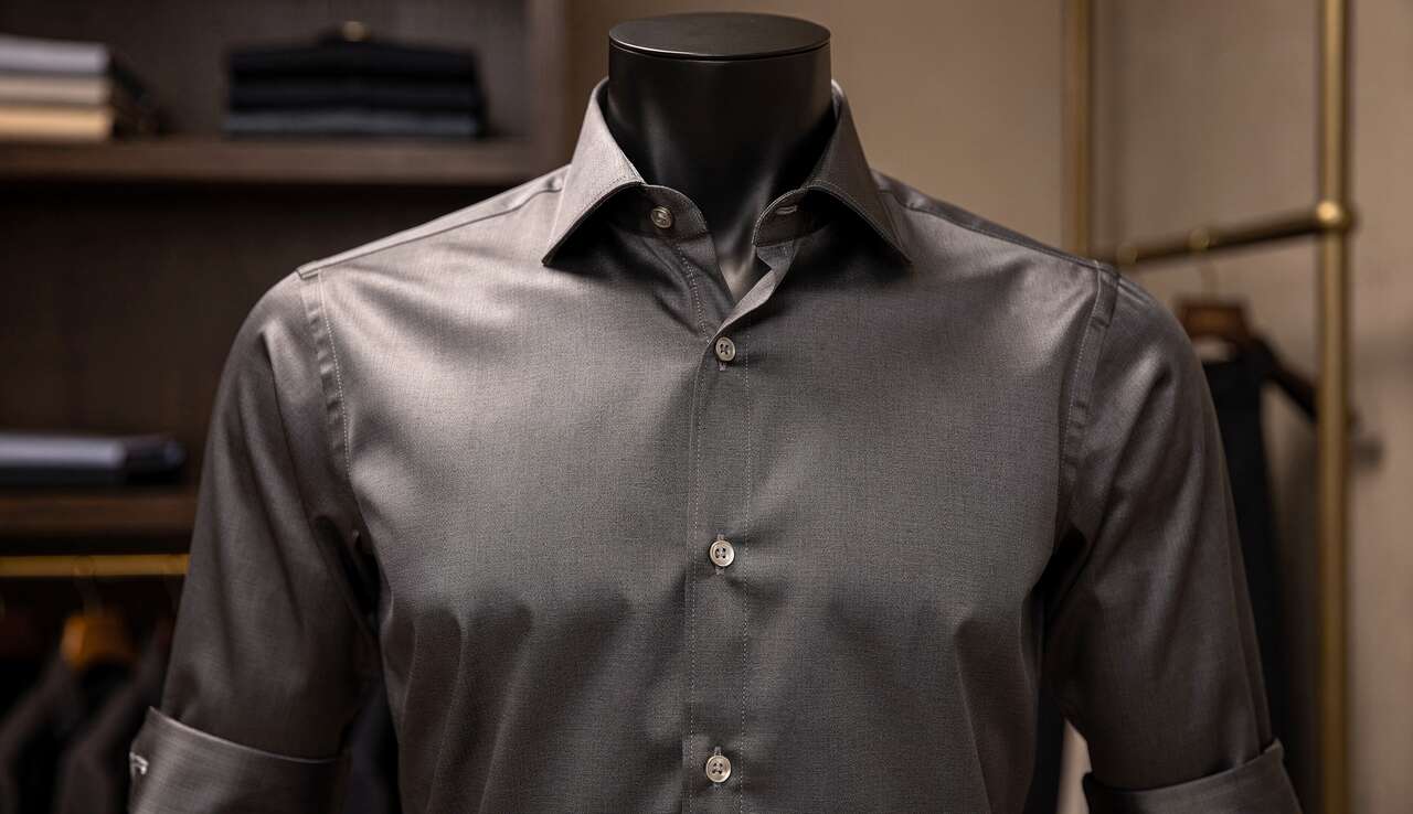 Première chemise d'homme haute couture : l'expérience de Louise