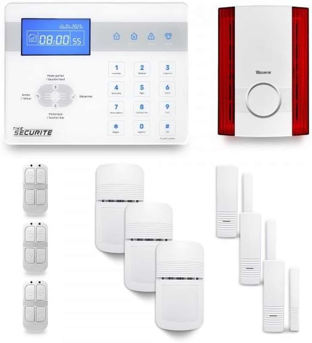 Test alarme maison ICE-Bi 3 : sécurité sans fil complète