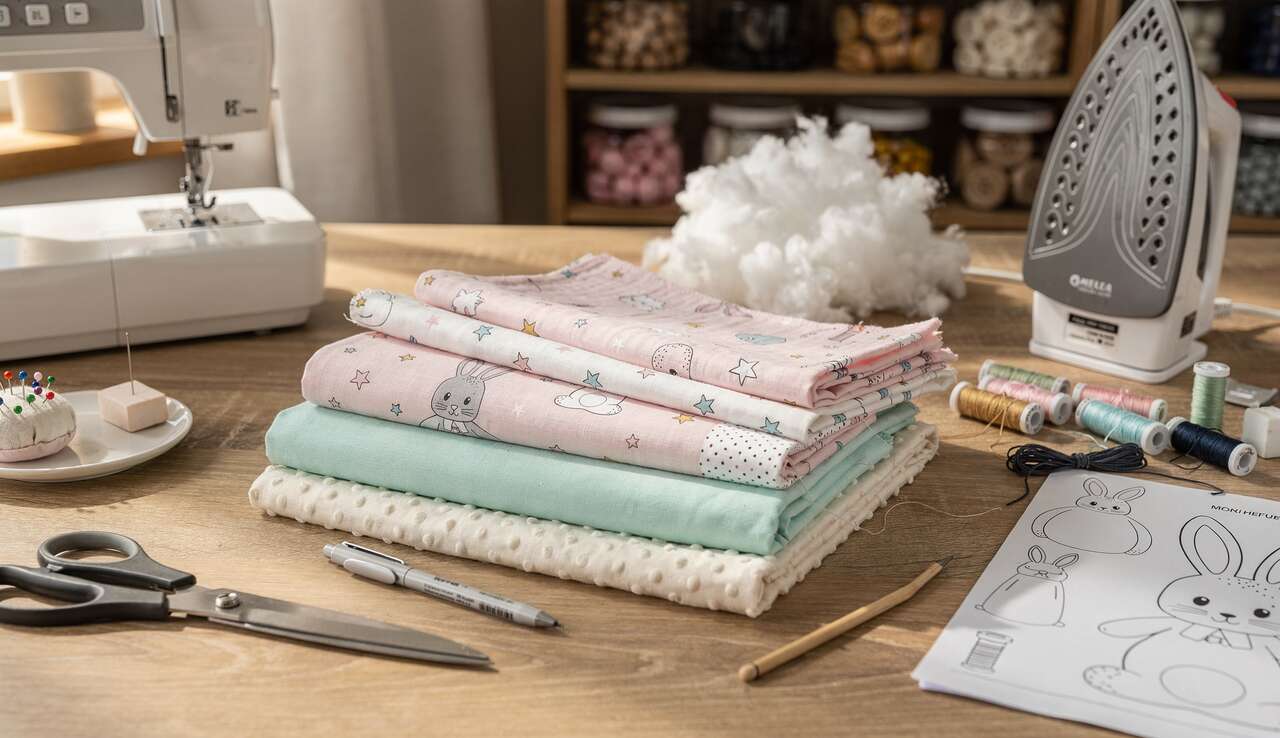 Créer un doudou lapin pour bébé : guide couture facile