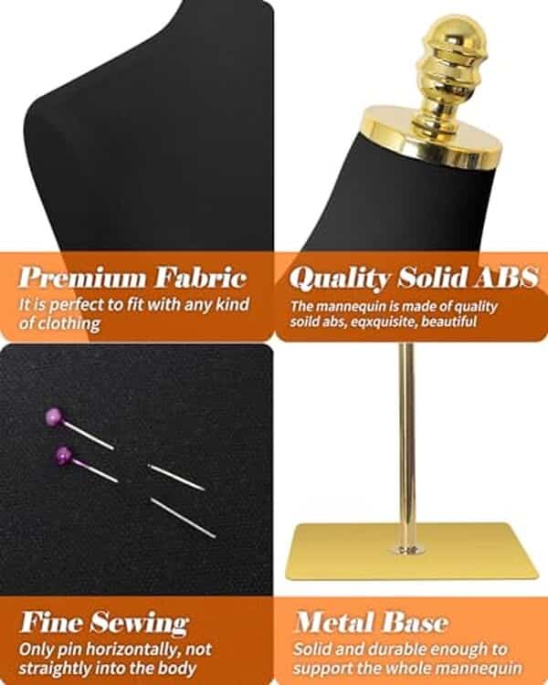 Découvrez notre avis sur le buste de mannequin femme noir réglable en hauteur : caractéristiques, avantages et inconvénients pour un choix éclairé.