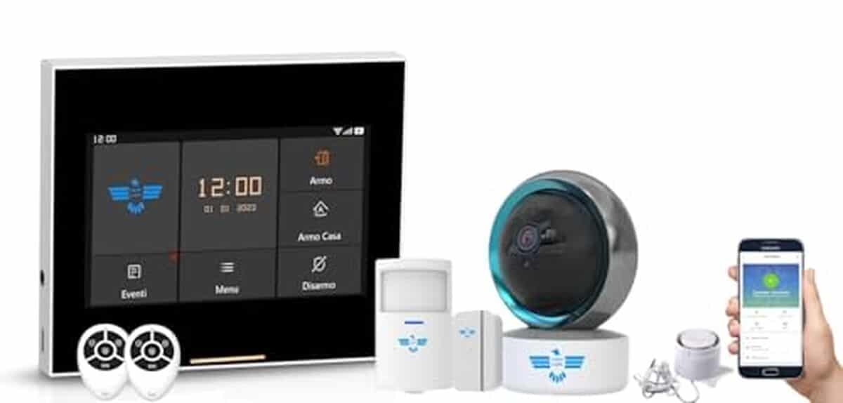 Test de l'antivol maison Italian Alarm avec caméra WiFi