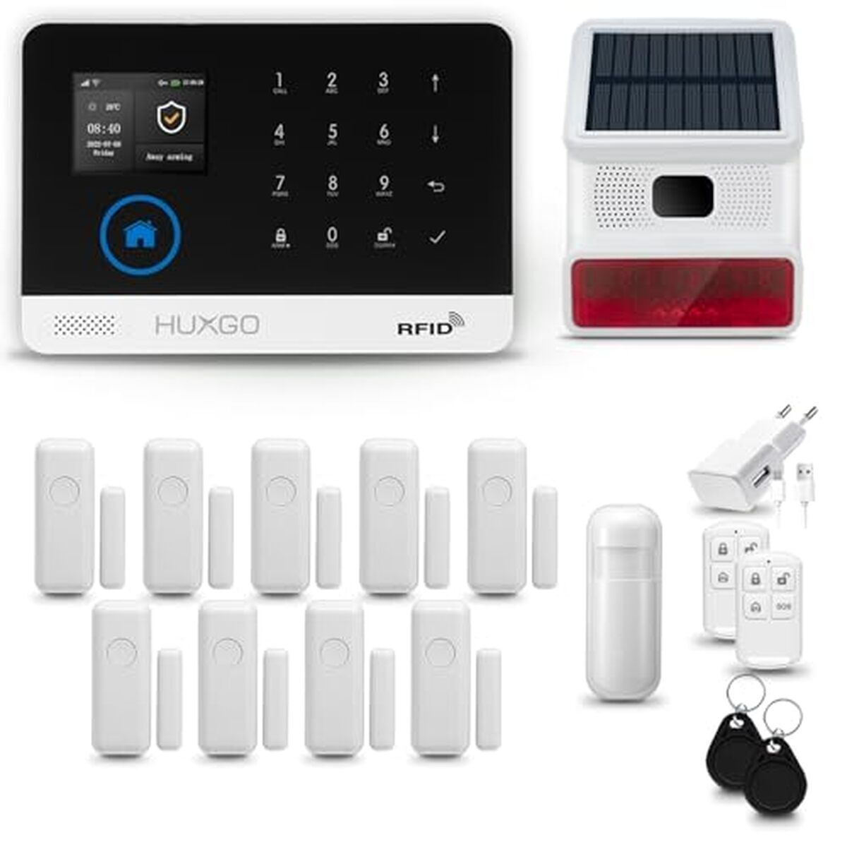Test du système d'alarme HUXGO HXA003 : sécurité totale pour maison et garage