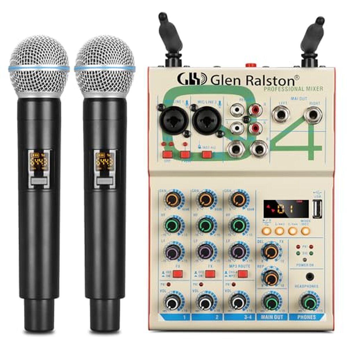 Test : mixeur DJ 4 canaux avec microphones UHF Bluetooth