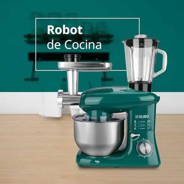 Découvrez le robot de cuisine Kubo avec ses 7 accessoires ingénieux et sa grande capacité de 6 litres. Un allié idéal pour vos recettes quotidiennes  !