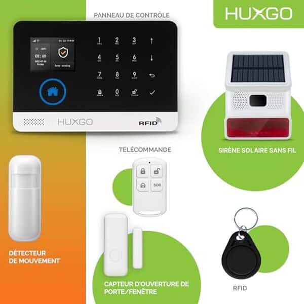 Découvrez notre test complet de l'alarme maison HUXGO HXA003 : technologie wifi et GSM pour une protection optimale de votre domicile contre les intrusions.