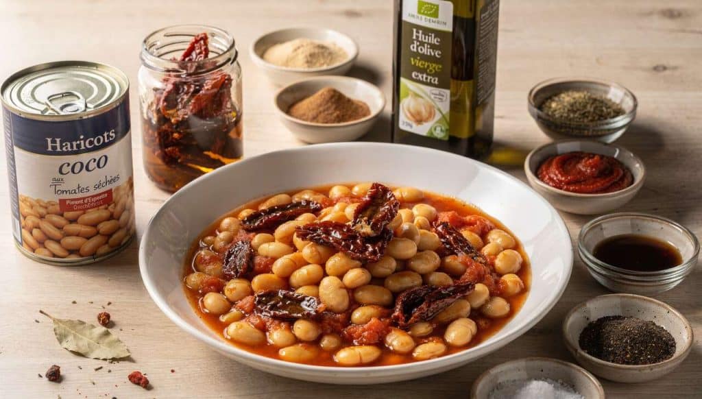 Haricots coco aux tomates séchées : une recette simple et savoureuse
