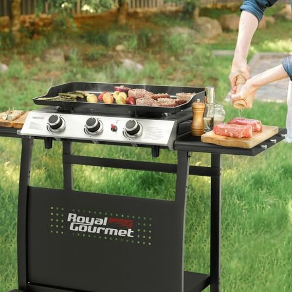 Découvrez la performance et la mobilité exceptionnelles de la plancha gaz trois brûleurs Royal Gourmet. Évaluez ses caractéristiques pour un choix éclairé et savourez des grillades réussies à chaque utilisation  !
