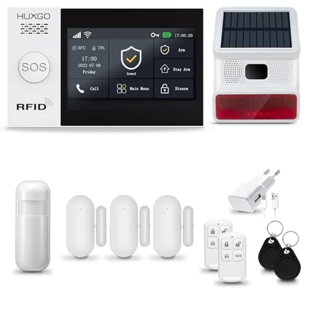 Test : alarme sans fil HUXGO HXA007 avec sirène extérieure