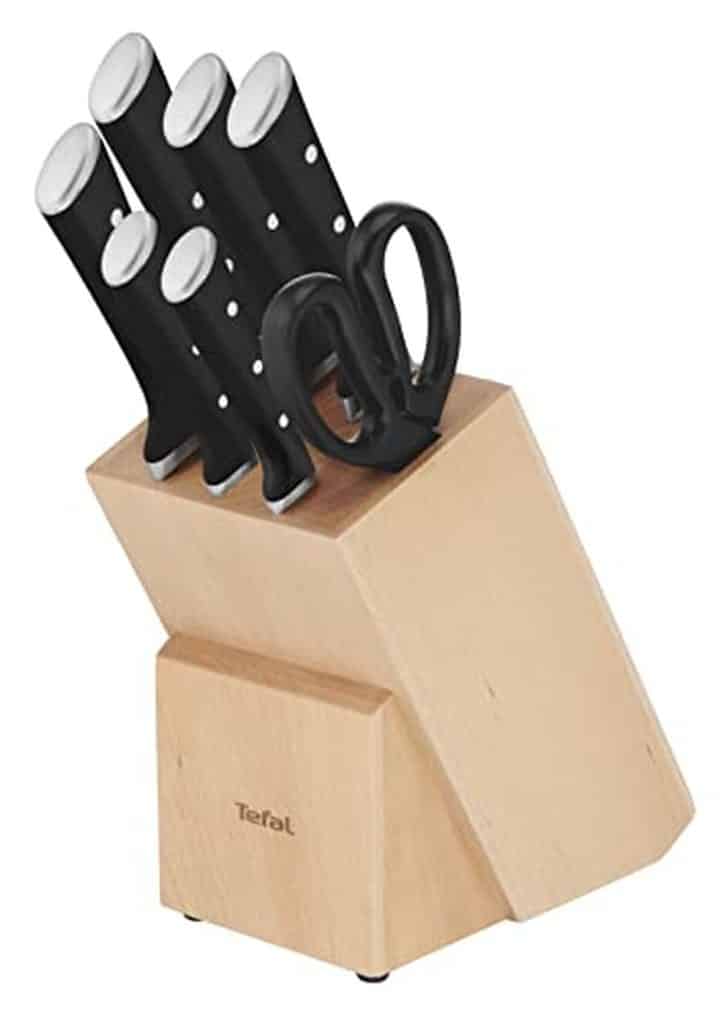 Test : bloc couteaux Tefal Ice Force 8 pièces pour coupe haute performance