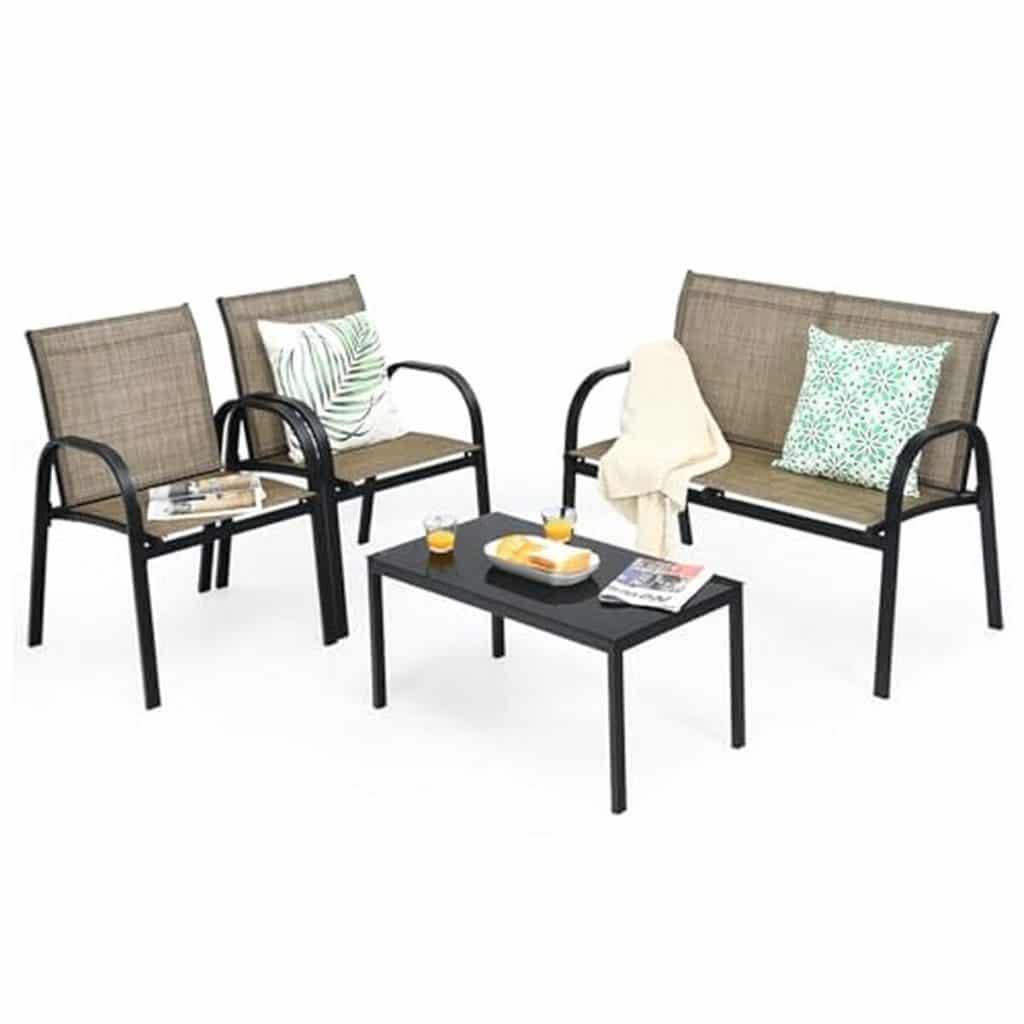 Test : mobilier de jardin KOMFOTTEU pour 4 personnes