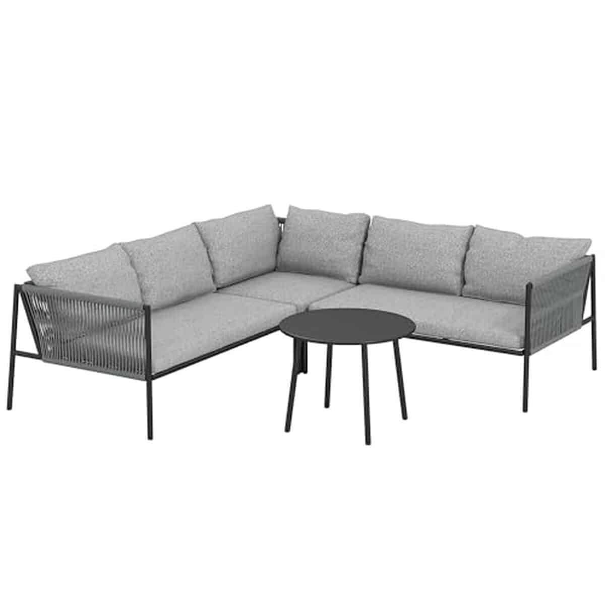 Test : salon de jardin Outsunny 5 places en résine tressée