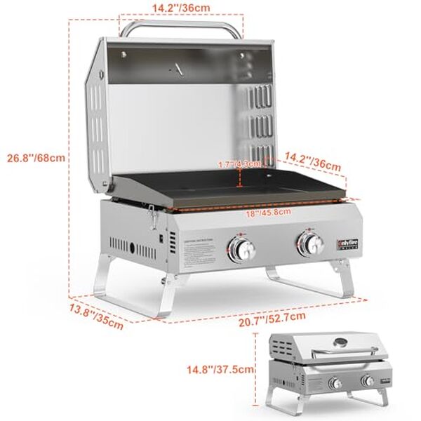 Découvrez notre avis sur le barbecue à gaz onlyfire avec 2 brûleurs en acier inoxydable : performance et durabilité au rendez-vous pour des grillades réussies.