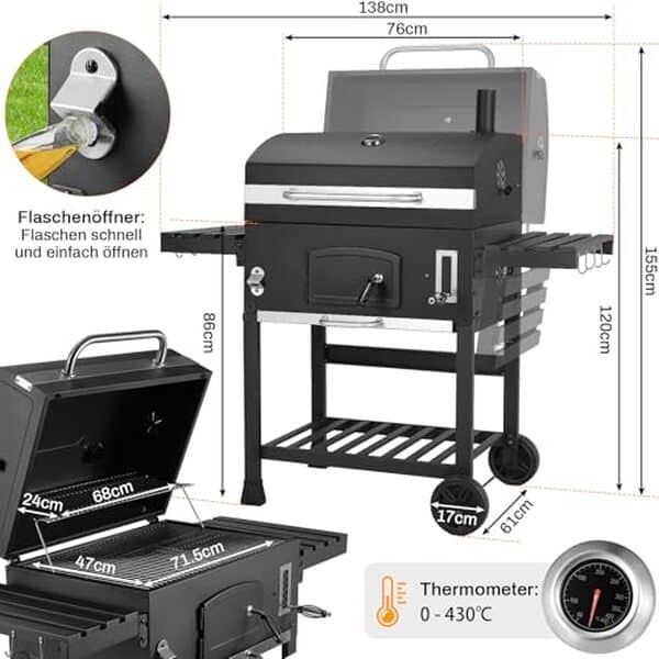 Découvrez notre avis détaillé sur le barbecue fumoir XXL LIFERUN : capacité, design, performances de cuisson et rapport qualité-prix pour vos grillades. 