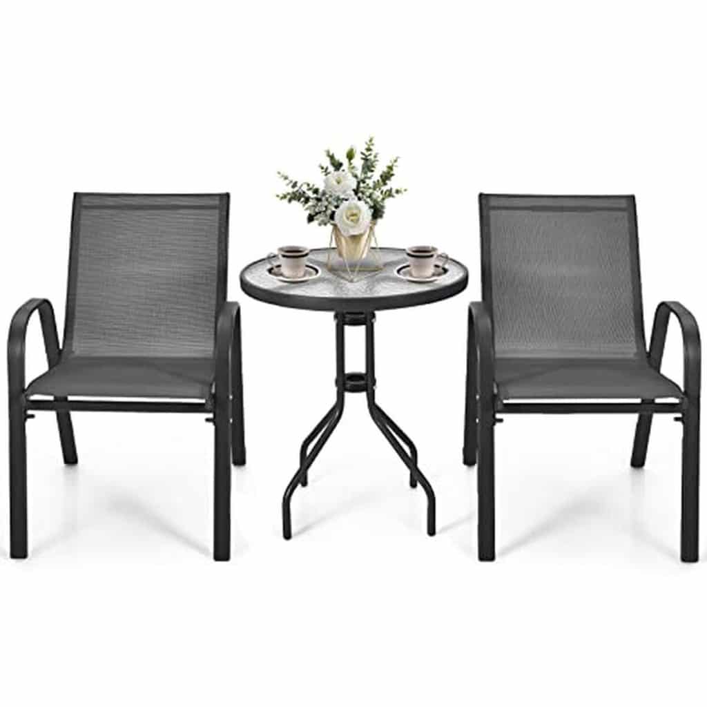 Test : salon de jardin 2 personnes Giantex, design moderne et pratique