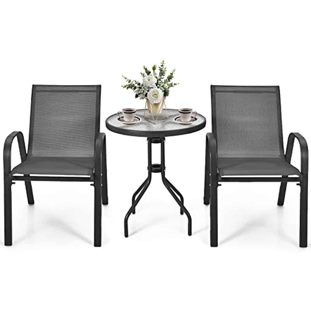 Test : salon de jardin 2 personnes Giantex, design moderne et pratique